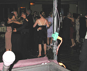 Wedding Reception at the Indiana Memorial Union, view from the DJ Table