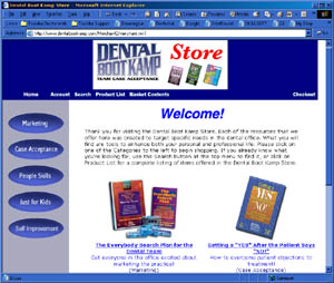 Web Development Portfolio - Dental Boot Kamp Store